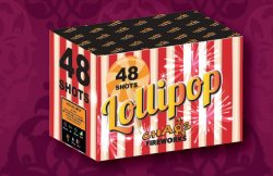 Lollipop fyrverkeritårta