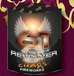 Revolver fyrverkeritårta
